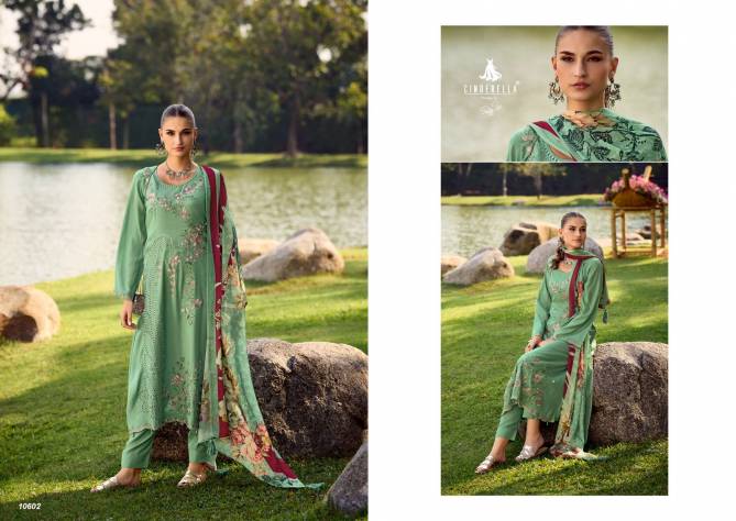 Legacy Of Floral By Cinderella Muslin Embroidery Salwar Kameez Wholesale Online